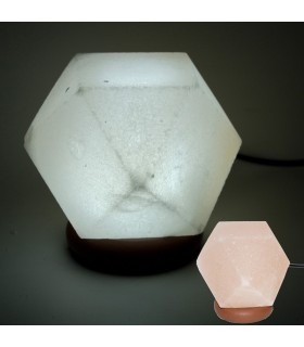Sale di mini lampada USB himalayano - diamante arancione