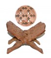 Redwood Book Cover Pierced - Folding - Stars