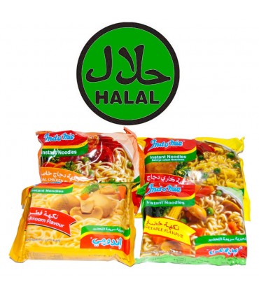 Spaghetti istantanei - vari sapori - 4 sapori - Halal