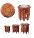 Small Table of Wood From Indian (Detachable) - Various Sizes