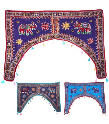 Mat decorazione fiocco - artigiano - 95 x 65 cm-vari colori