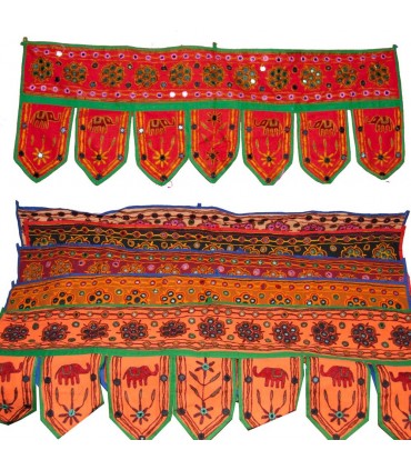 Decorazione opaco fringes - artigiano - 95 x 35 cm-vari colori