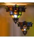 Plafonnier Arabe - Cristaux Multicolore - Projet arabes