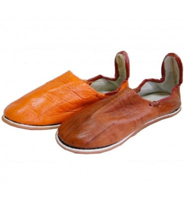 Hausschuhe - Kinder - verschiedene Farben - N 18-36 - Mini harte Ledersohle