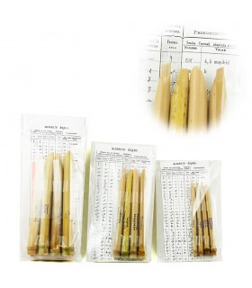 Pack 4 Kalam scrittura arabo - bambù - 3 dimensioni - 3 classifica