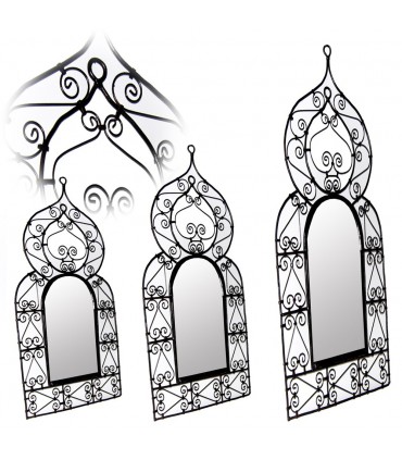 Moldura de espelho Made in Forjar - 3 tamanhos - Design árabe