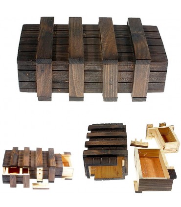 Magic Box - 2 compartiments secrets - Bois