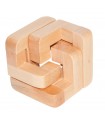 Médio Game Cube-Wood-Engenho - Puzzles - 6 x 6 cm
