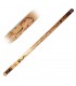 Bois de didgeridoo - motifs ethniques - peint main - 1,2 m