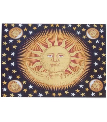 Tessuto cotone-India - colore Buongiorno - artigiano-210 x 240 cm