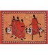 Stoff Algodon Indien-Pastores Masai-Artesana-140 x 210 cm