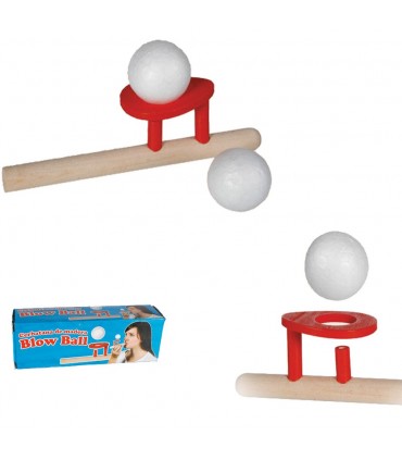 Rohr-schwebende Kugel - Holz - 15 cm - sehr lustig