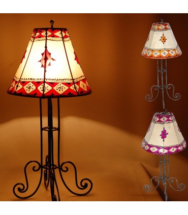Lampe Tisch - Haut und Henna - multi-Color-50 cm