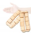 Wheel Hand Massager - Wood - 10 x 4,5 cm