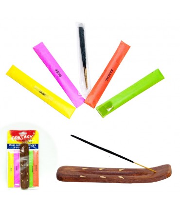 Censer Pack Mini + 20 Rods - 4 Odours - Ideal Gift
