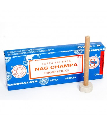 Dhoop Räucherstäbchen Nag Champa - Stäbe Pasta - SATYA - dauert 1 Stunde