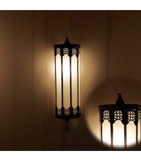 Apply Oblong Glass - Opaque White - Arab Draft - 50 cm