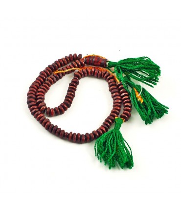 Tasbih Madera Oscura - 100 bolas - Madera  - 20 cm - Ideal Viaje
