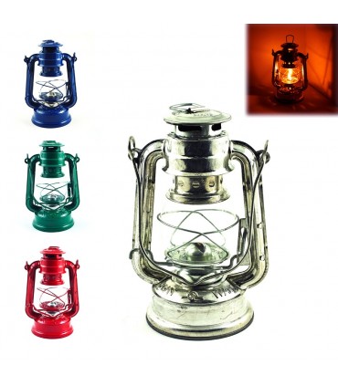 Quinqué - Metal y Cristal-Varios Colores- Hierro y Cristal