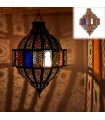 Esmeralda Lampe Fretwork - Fenêtres Couleurs - 75 cm - Qualité