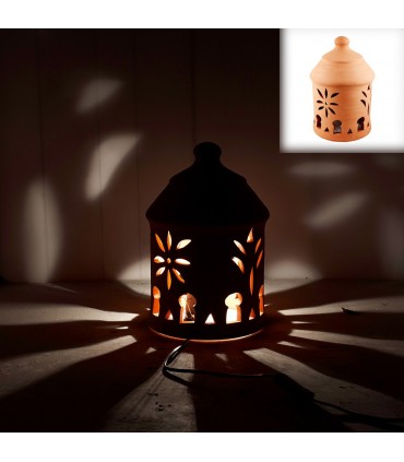 Lampe Schlamm Stall - Format Boden oder Tisch - 22 cm