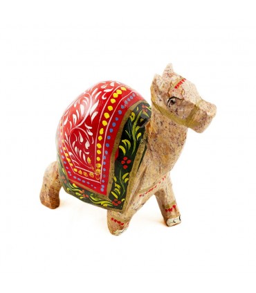 Camel Miniature Painting - faits à la main-8 cm