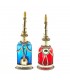 Perfumero Grande Alpaca y Vidrio - Varios Colores - NOVEDAD