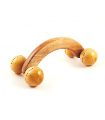 Masajeador Arco Ruedas - Madera - 16 x 7 cm
