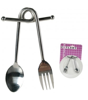 Ingenio Cutlery Set - Spoon and Fork - Eating You? 16cm