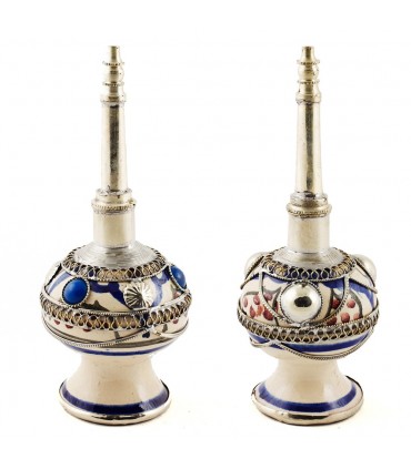 Ceramic Perfume and Alpaca - 2 Pc-2 Colors-Rose Water