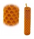 Fabriqués à la main autour de cire d'abeille vierge - candle 2 x 9 cm