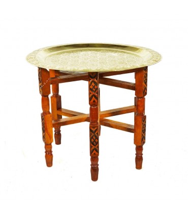Mesa Desmontable De Latón Para Tetería