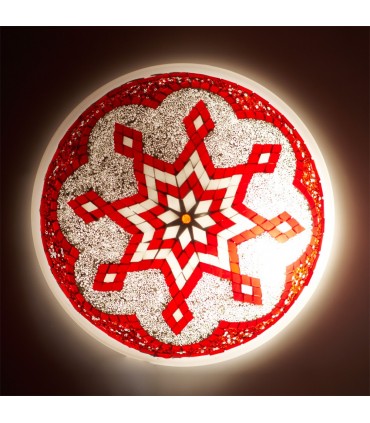 Ceiling Apply or Turkish - Murano Glass - Mosaic Arabic - 30 cm