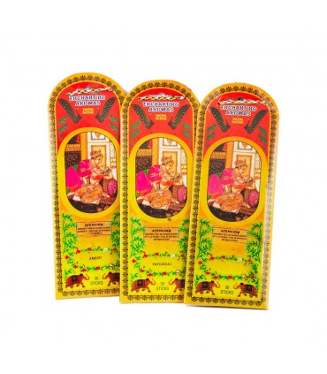 Oferta 3 Paquetes Inciensos -Ambar Patchouli Jazmín -90 Varillas