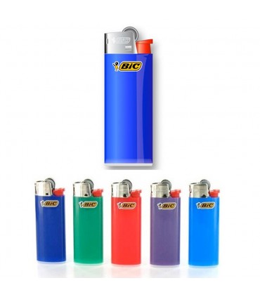 Mechero Bic - Recargable - Colores Surtidos - 6 cm