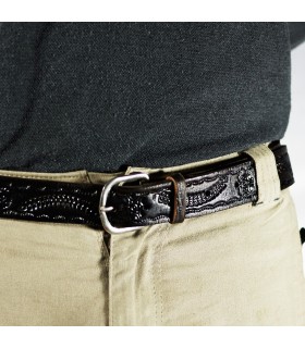 Cavaleiro Belt Artisan - Gravura Couro - 125 centímetros