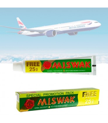 Natural Creme dental Miswak-Salvadora persica - 50+25 gr