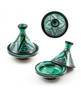 Mini épices décoré Tajin-diverses couleurs, 10 cm de haut