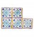 Andaluz Mini Tile - 10 cm - Vários projetos - Modelo 9