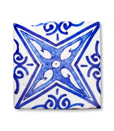Al-Andalus - 10 cm - verschiedene Designs - handgefertigte Tile - Modell 10