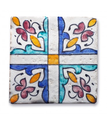 Al-Andalus - 10 cm - verschiedene Designs - handgefertigte Tile - Modell 11