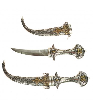 Dagger Tuareg Artesanal done in Alpaca