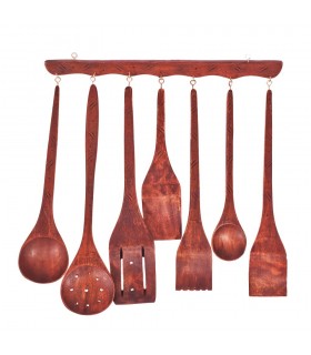Juego Utensilios Cocina - Decorativo - Percha Exposición
