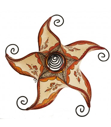 Sole spirale soffitto lampada forgiatura - dipinto in hennè-45 cm-Colores