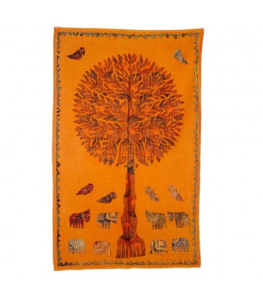 Fabric Tree Life - Rustic Design - Various Colors - 150 x 90 cm
