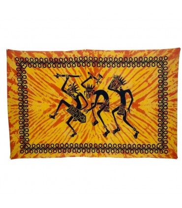 Índia-Tela Cotton- Tribu Guerrero-Artisan-210 x 140 cm