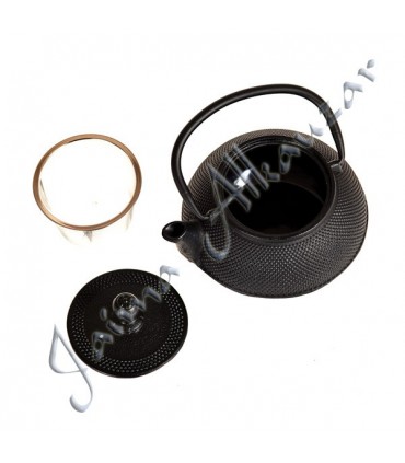 Théière en fonte - grande qualité - Filtre - 0,6 L Couleurs