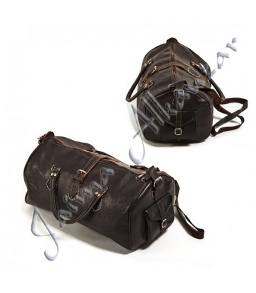 Duffle de voyage en cuir - Handmade - Travel Case - 3 tailles