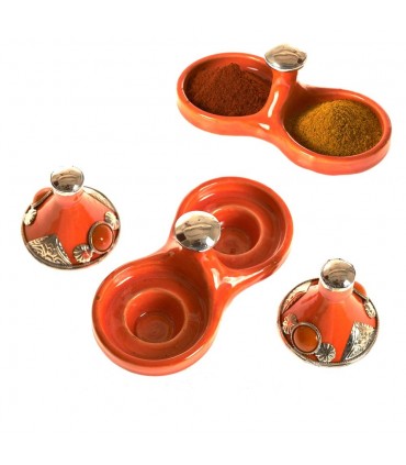 Decorado Mini-Spice Tajin várias cores, 7,5 cm de altura