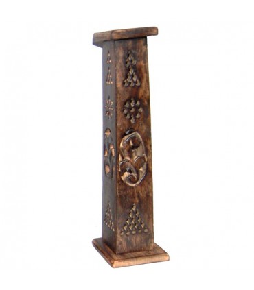 Incenso bruciatore Base e Torre - fiore alla spina Torre - legno-